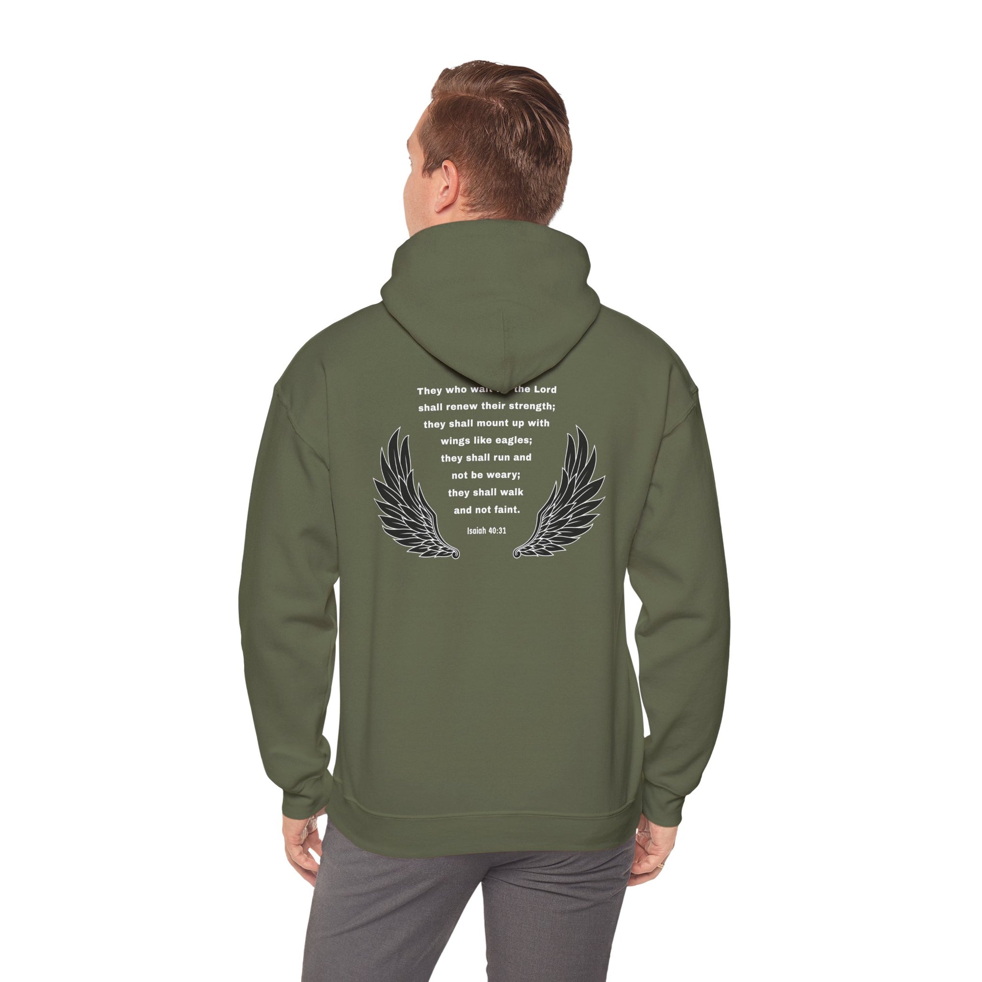 Isaiah 40:31 Gym Hoodie