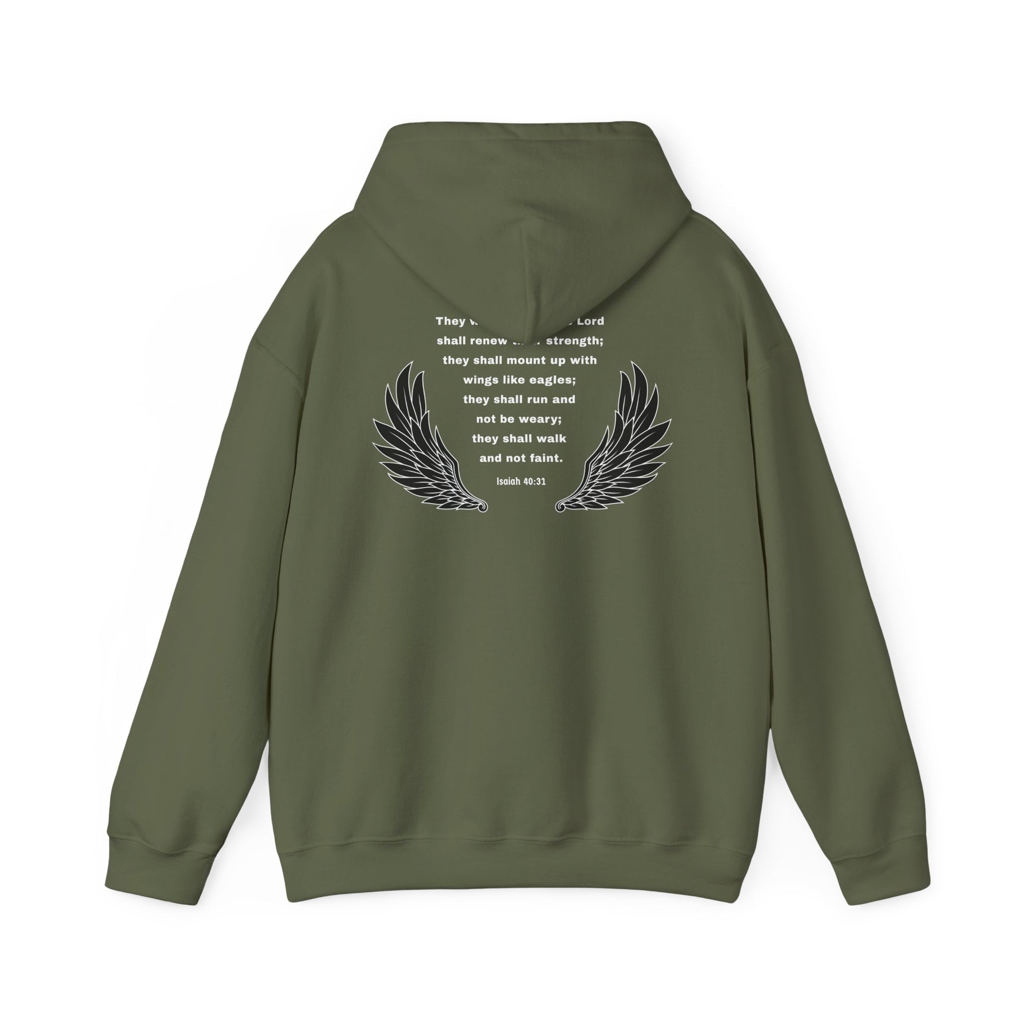Isaiah 40:31 Gym Hoodie