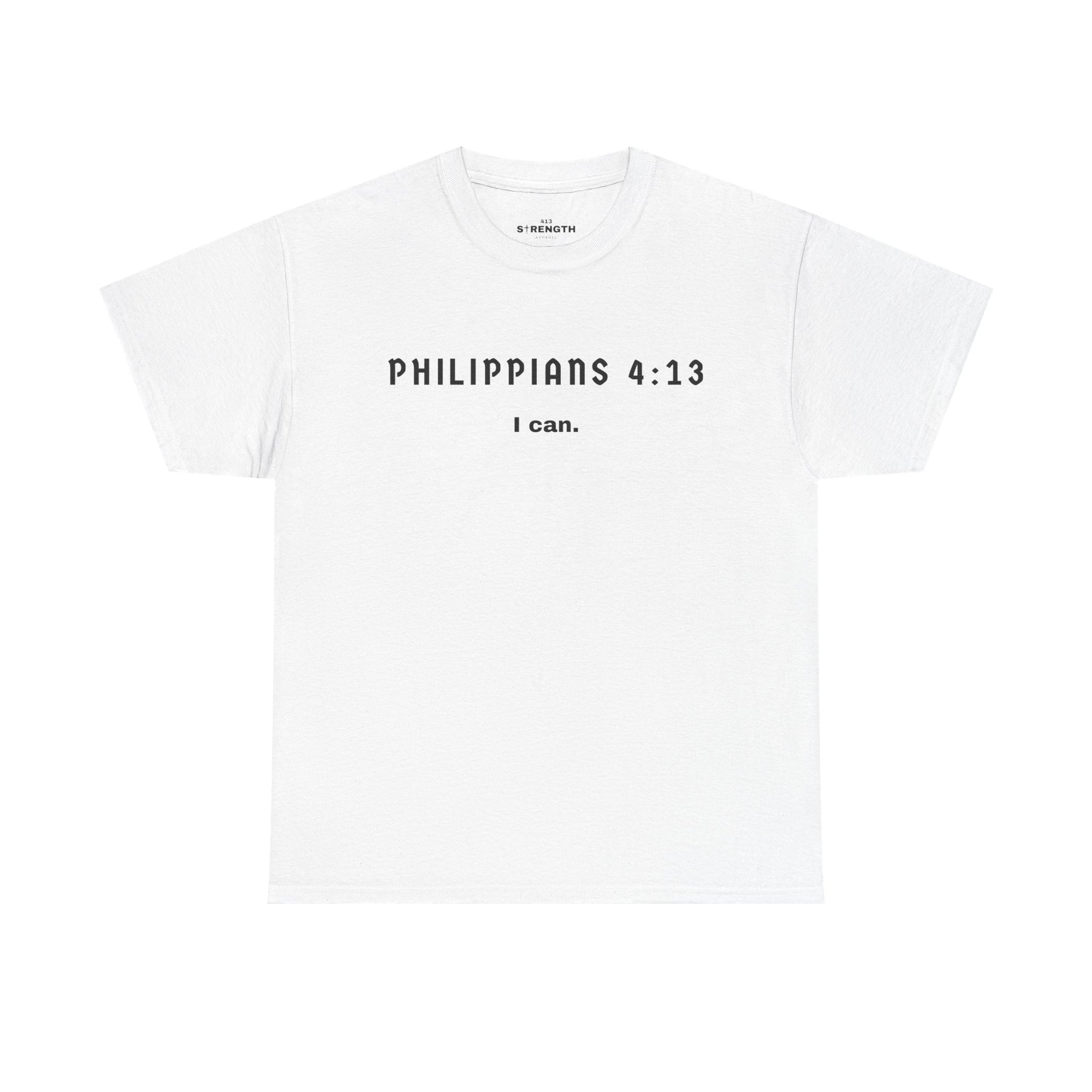 Philippians 4:13 Strength Unisex Tee